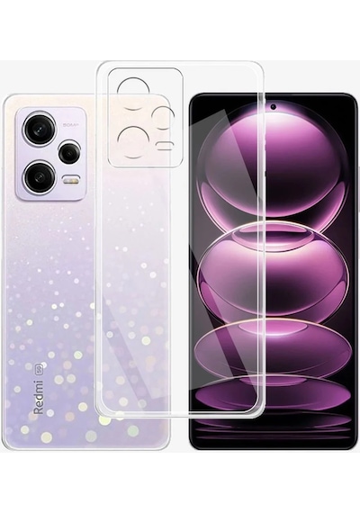 Gld-spt- Newface Xiaomi Redmi Note 12 Pro 5g Kılıf Lüx Şeffaf Silikon