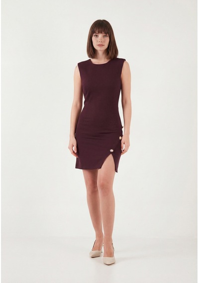 Lela Bayan Elbise 6525717 Bordo