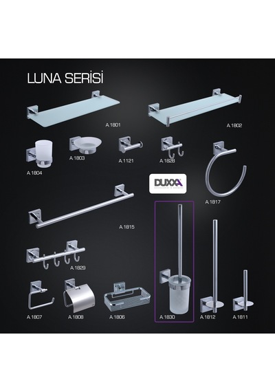 Luna Klozet Fırçası-krom A.1830