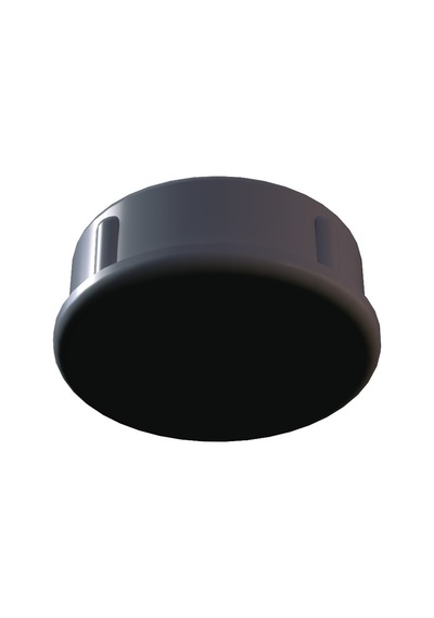 Cateksss 76 Mm Düz İç Profil Tapası 1.2 Mm Ral7035 - 55 Li Paket Gri