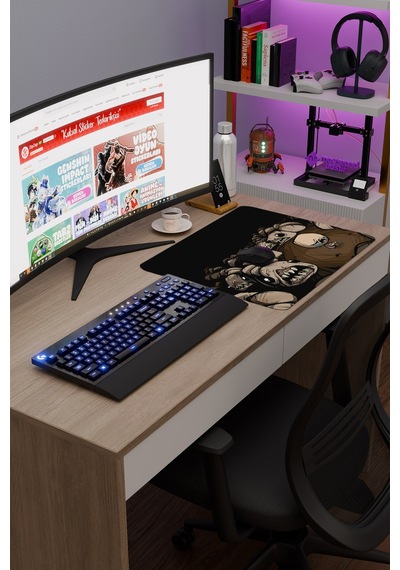 Binding Of Isacc Kaymaz Dikişli Kauçuk Oyuncu Mousepad V4 - 48x40 Xl Gaming Mouse Pad Fare Altlığı