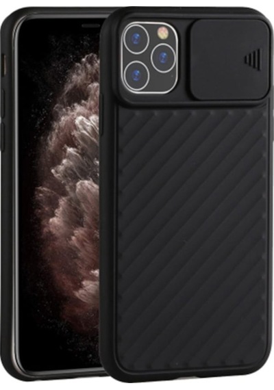 Ally Apple Uyumlu iPhone 11 Pro 5.8 Kilif Kamera Kapatan Koruyucu Sürgülü Kil 143905139 - Renk / Yesil