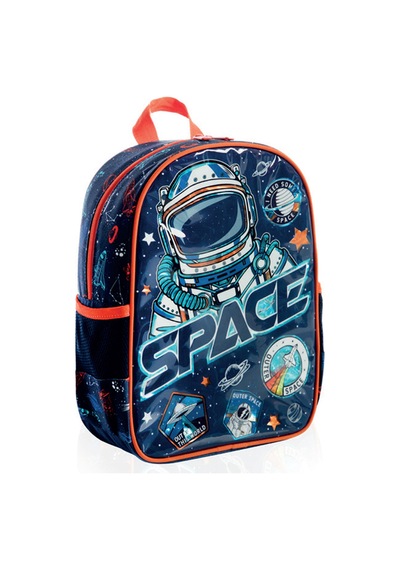 Kids Sırt Çantası, Space Mavi - Turuncu