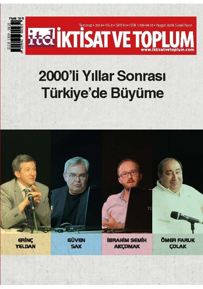 İktisat Ve Toplum Dergisi 93. Sayı