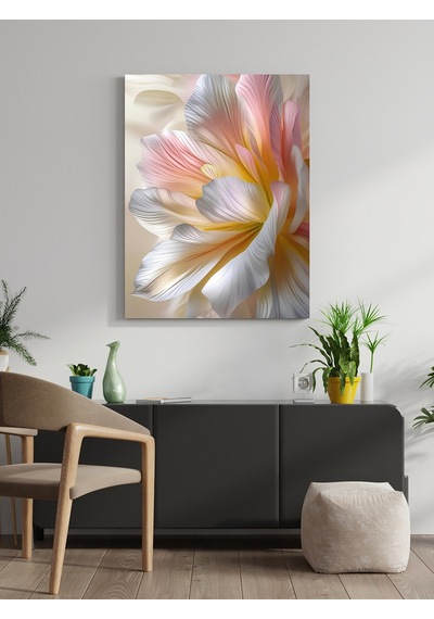 Çiçek Konsepti Canvas Tablo Ev Ofis Mutfak Dekorasyonu Kanvas Duvar Tablo