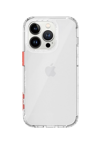 Rock Apple Uyumlu iPhone 14 Kılıf Air Serisi Şeffaf Silikon - Beyaz Beyaz