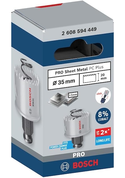Bosch Pro Sheet Metal Pc-plus Delik Açma Testeresi 35 Mm
