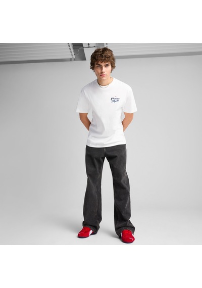 Puma Graphics Erkek Beyaz Tişört 629637-02 Beyaz