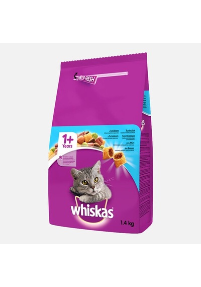 Whiskas Ton Balıklı Sebzeli Kuru Kedi Maması 1.4 Kg