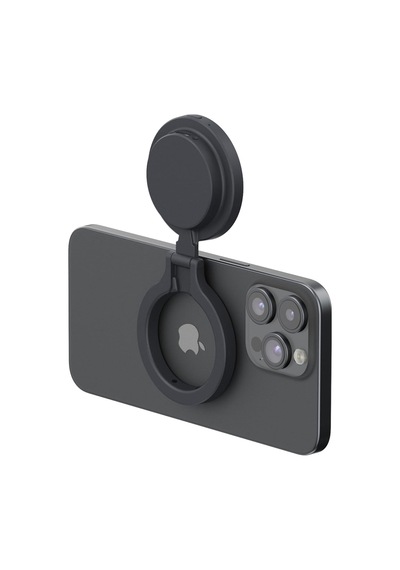 Shiftcam Snappocket Light Led Selfie Ring Işık, 4 Parlaklık Seviyesi, Dahili Batarya, Manyetik Telef Siyah