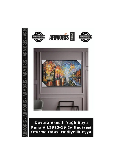Duvara Asmalı Yağlı Boya Pano Alk2925-19 Ev Hediyesi Oturma Odası Hediyelik Eşya