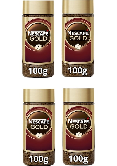 Nescafe Gold Kahve Cam 100 Gr X 4 Adet Çözünebilir