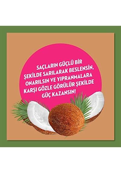 Tr Doğanın Enerjisi Saç Bakım Şampuanı Hindistan Cevizi Yağı Onarıcı Yıpranma Karşıtı 400 Ml