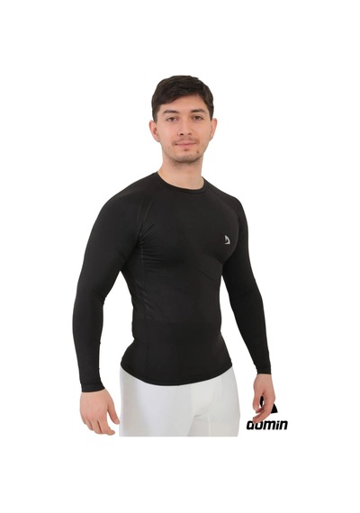 Hnc Sport Erkek Uzun Kol Compression Fitness Gym Body Tshirt Si Yah