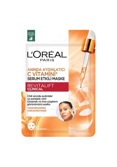 Tr L'oréal Paris Revitalift Clinical Anında Aydınlatıcı C Vitamini Serum Etkili Maske X2 & Garnier 1 Haftalık Dene