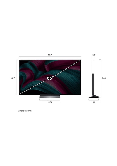LG OLED83C54LA 83" 4K SMART WEBOS25 OLED EVO TV