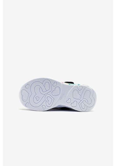 Panço Skechers İnfinite Heart Lights Fresh Love Siyah-turkuaz Kız Çocuk Ayakkabı