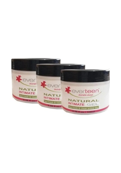 Süper Everteen Natural Intimate Gel Bayanlara Özel Genital Bölge Temizleme Jeli 100 Ml.- 3 Adet