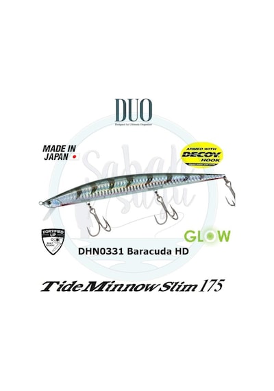 Duo Tide Minnow Slim 175 Dhn0331 Barracuda Hd