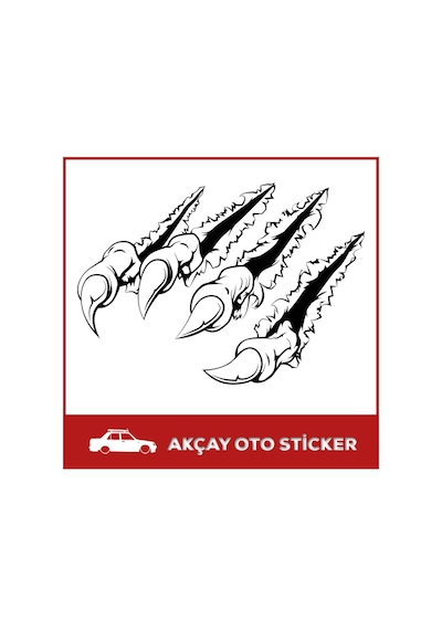 Pençe Sticker Pençe Oto Sticker Araba Sticker Araç Sticker