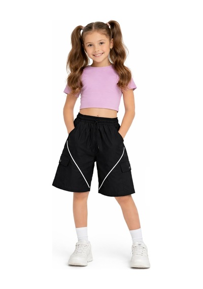 İrem Erkek Çocuk /kız Çocuk Kargo Cepli Beli Lastikli Paraşüt Kumaş Oversize Siyah Renk Şort İrem Erkek Çocuk /kız Çocuk Kargo Cepli Beli Lastikli Paraşüt Kumaş Oversize Siyah Renk Şort