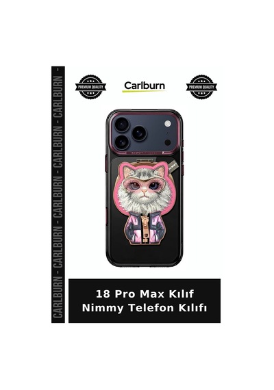 18 Pro Max Kılıf Nimmy Telefon Kılıfı Dekoratif Koruyucu Detaylı çok renkli