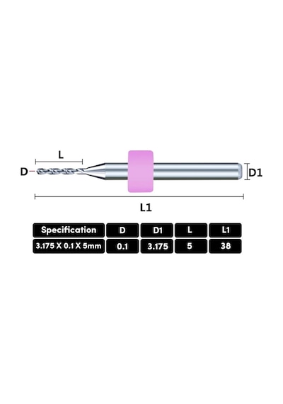 10 Adet 1.0mm Tungsten Karbür Delme Pcb Matkap Ucu