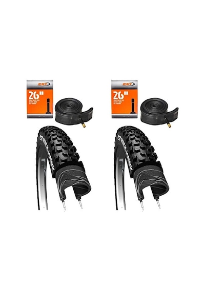 Cst Rock Hawk 26x2.25 Mtb Bisiklet Lastik Seti 2iç + 2dış