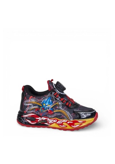 Zacoz Erkek Çocuk Akıllı Bağcıklı Ateş Desenli Spor Sneaker Ayakkabı Kırmızı - Siyah Zacoz Erkek Çocuk Akıllı Bağcıklı Ateş Desenli Spor Sneaker Ayakkabı Kırmızı - Siyah
