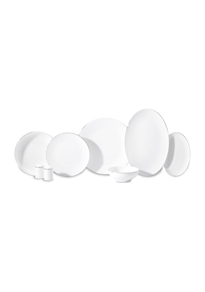 Korkmaz Lina Collection 53 Parça Platin Yemek Takımı A8195 Beyaz