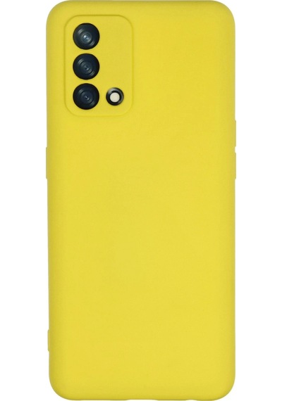 Newface Oppo A74 4g Kılıf Nano İçi Kadife Silikon Semeglbl - 67 - Sarı