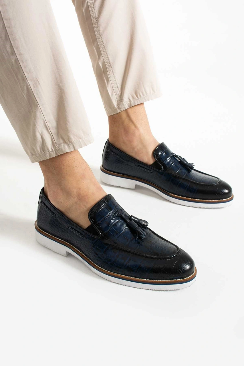 Bestello Bağcıksız Püsküllü Eva Taban Casual 331-10734 Erkek Ayakkabı Lacı Kroko Bestello Bağcıksız Püsküllü Eva Taban Casual 331-10734 Erkek Ayakkabı Lacı Kroko