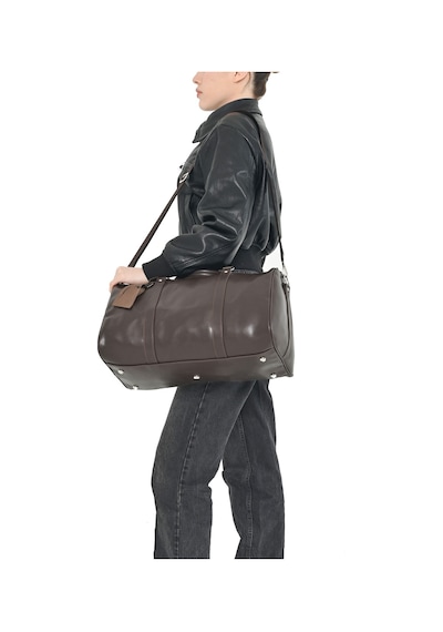 My Free Bag Gk Kahverengi Deri Unisex İş, Seyehat, Spor İçin El Çantası / Valizi Kahverengi