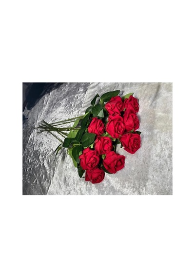 Kaliteli 10 Lu Kırmızı Yapay Kadife Gül Ev Vazo Dekor Süsü Özel Gün Çiçeği Yapay Çiçek 45-50 Cm Kırmızı - 929118804 Kırmızı Kaliteli 10 Lu Kırmızı Yapay Kadife Gül Ev Vazo Dekor Süsü Özel Gün Çiçeği Yapay Çiçek 45-50 Cm Kırmızı - 929118804 Kırmızı