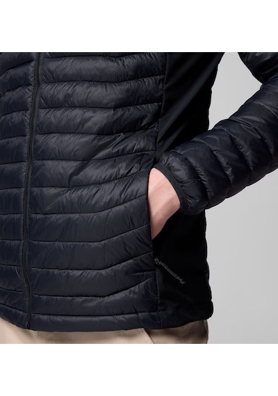 Columbia Powder Pass Hybrid Jacket Erkek Şişme Mont 2134141010 Siyah