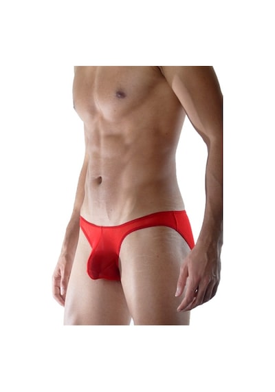 Terry Pau Don Moris Transparan Erkek Slip (Dm111890) Kırmızı
