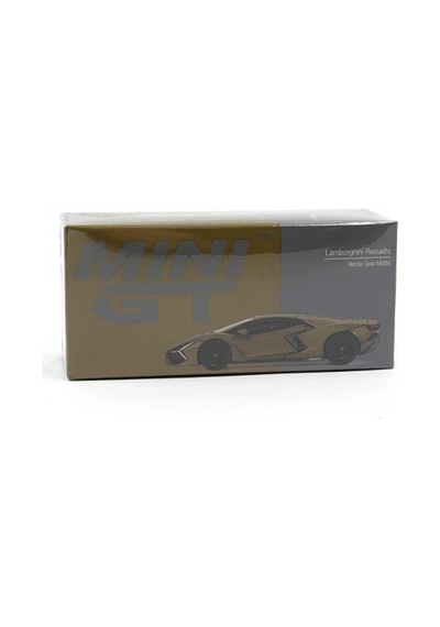 Mini Gt 1/64 Lamborghini Revuelto Verde Gea Matte Diecast Koleksiyon Model