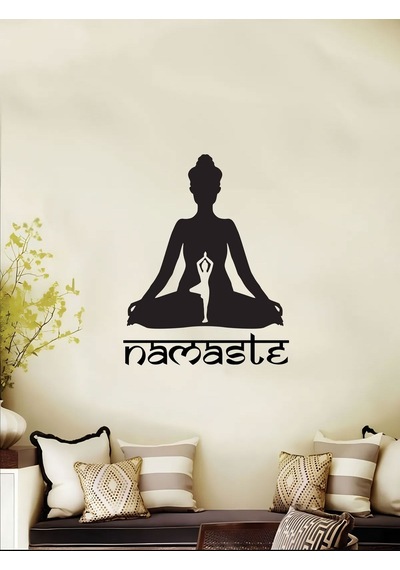 Capellawoodworks Duvar Süsü Lazer Kesim Dekoratif Ahşap Namaste