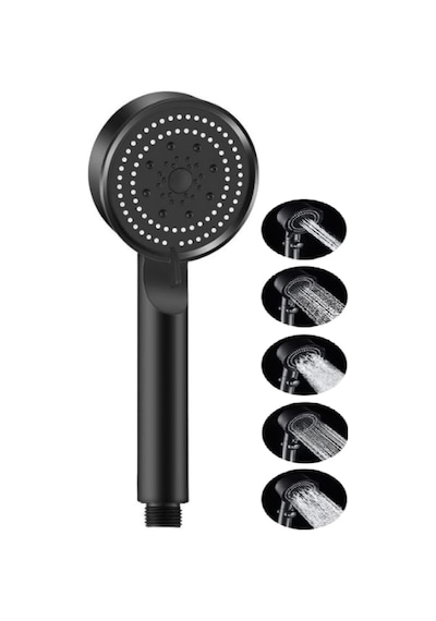 Nerolıa Turbo Yüksek Basınçlı Siyah Duş Seti/su Tasarruflu Banyo Hortumu İle Duş Başlığı Şekli Farklılık Gösterebilir Diğer