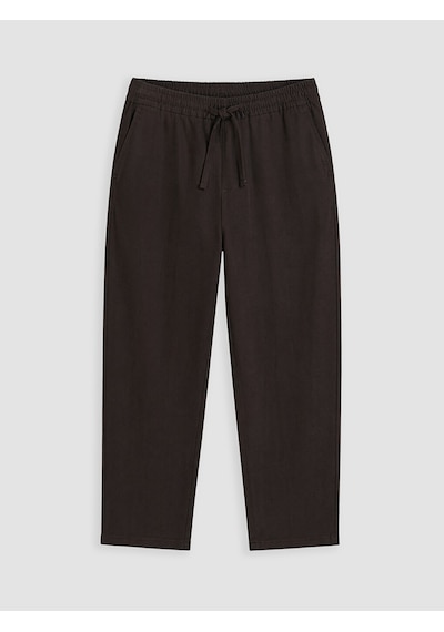 Lcw Vision Kahverengi Regular Fit Keten Görünümlü Erkek Pantolon