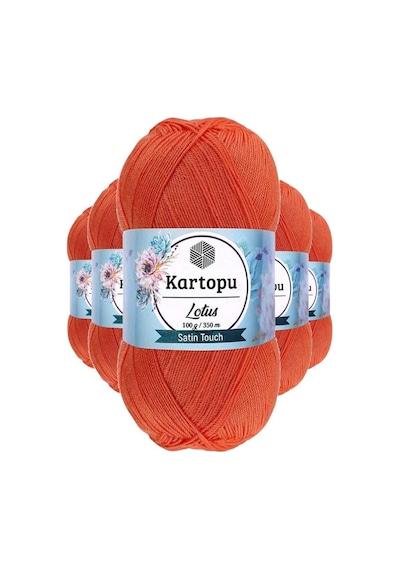 5 Adet Lotus Bikini Büstiyer Bluz Örgü İpi  K211 Yavruağzı