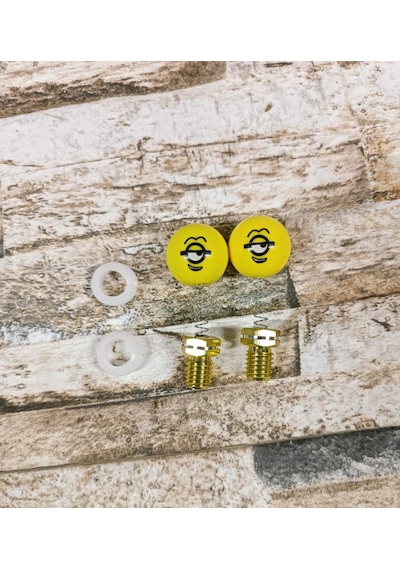 Motosiklet Ayna Süsleme 10mm Düz Diş Minyonlar