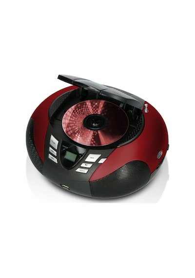 Lenco Scd-37 Usb Kırmızı - Taşınabilir Fm Radyo Cd Ve Usb Oynatıcı - Kırmızı