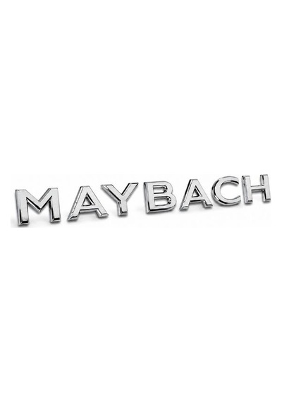 Mercedes-benz Maybach Bagaj Krom Abs Yazı Logo Amblemi 190mm X 20mm