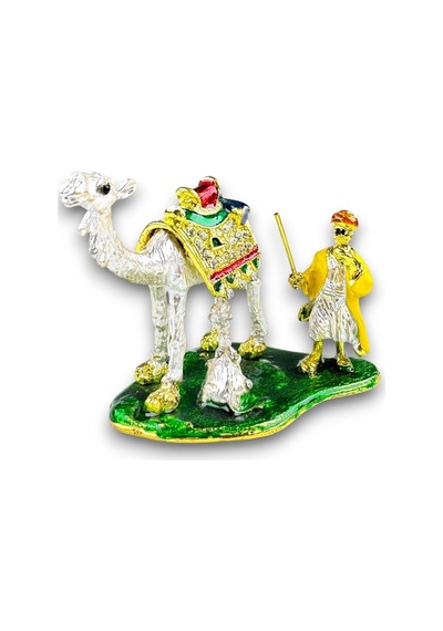 Yavrulu Kervan Deve Biblo 8 6 CM Renkli Taş Detaylı Yavrulu Kervan Deve Biblo 8 6 CM Renkli Taş Detaylı