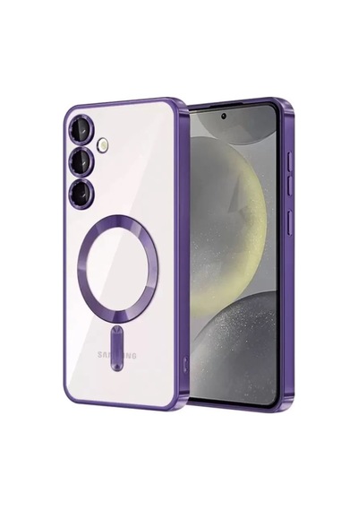Mey İthalat Samsung Galaxy Uyumlu S24 - Kılıf Kross Magneticsafe - Kapak - Mor Diğer