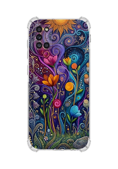 Printify Samsung Galaxy A31 İle Uyumlu Düşlerin Dansı Serisi Rüyalar Ötesi Tasarımlı Uv Baskılı Köşe Korumalı Antişok Kılıf Şeffaf