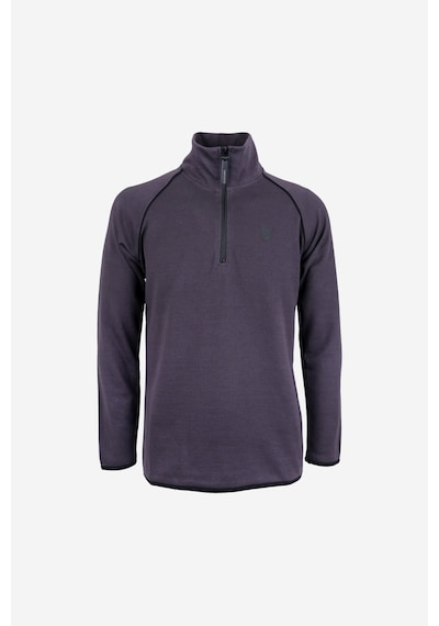 Yarım Fermuarlı Sweat Füme