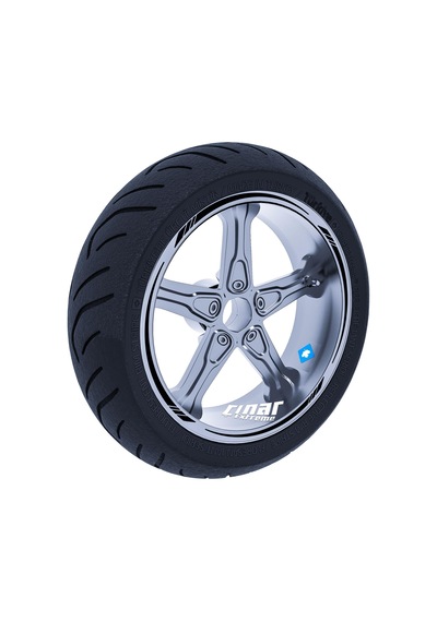 Jet Siyah 4 Parçalı Keskin Jant Şeridi Sticker Çınar Extreme