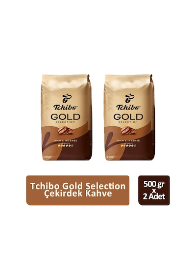 Tchibo Gold Selection Çekirdek Kahve 500 Gr X 2 Adet Çekirdek